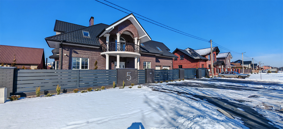 Забор-ранчо чёрный